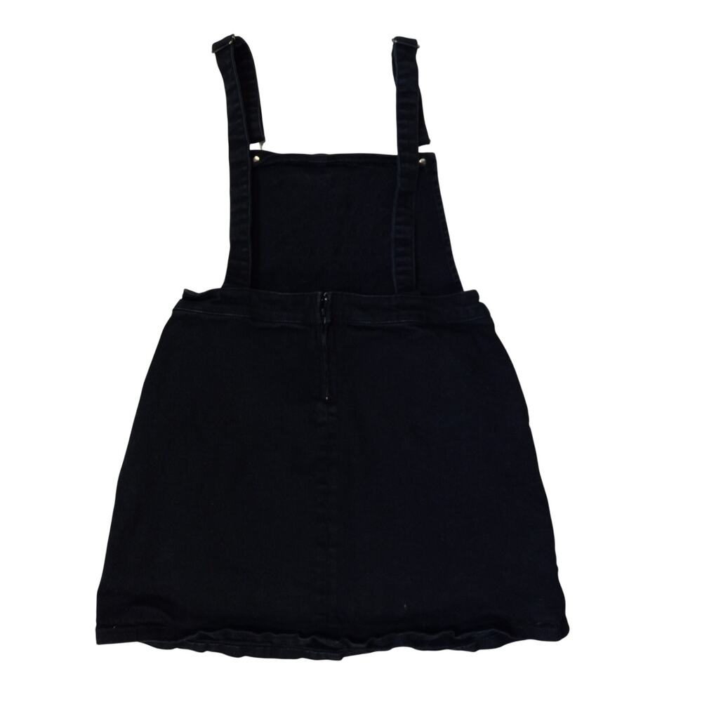 Hot Topic wedgie board graphic black adjustable‎ overall skirt SIZE L - Picture 4 of 4